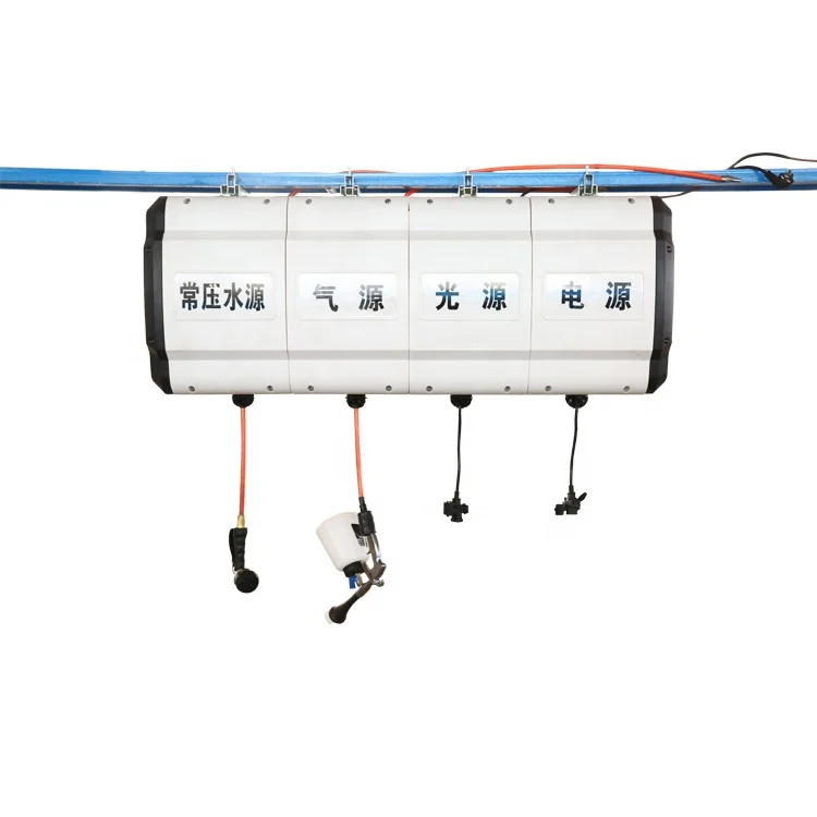 
Wall mounted retractable auto combination hose reel 