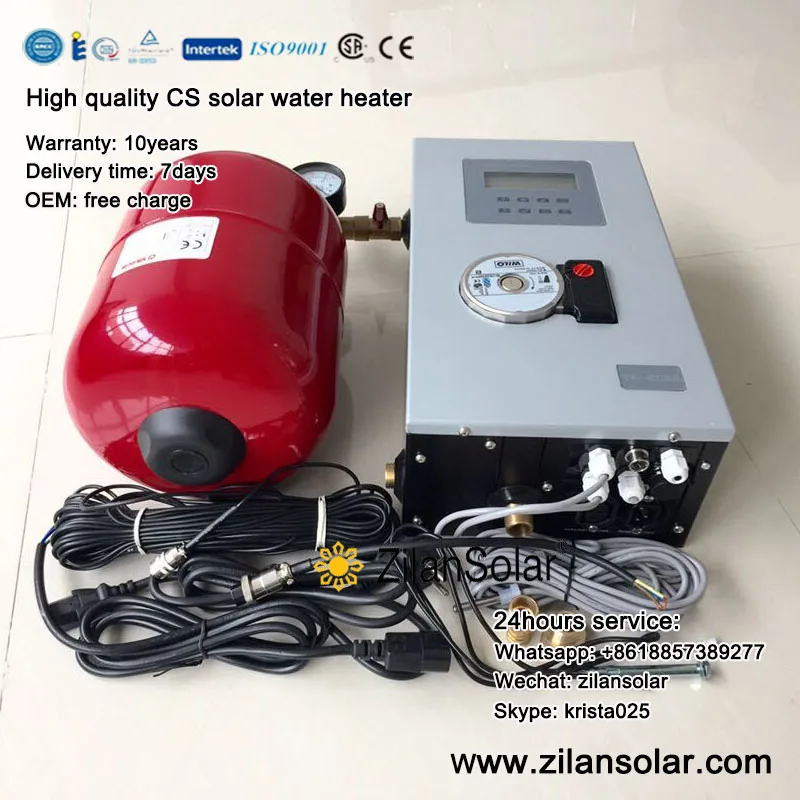 Солнечная насосная станция для солнечного котла с разрезом под давлением тепловая труба Солнечный