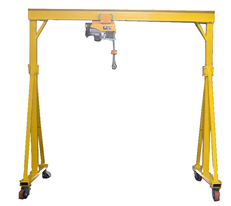 Safe Driving 2000Kg Mobile Boat Lift Gantry Crane Manufacture