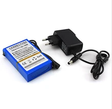 High Quality Portable 12V 4000mAH Rechargeable Lithium Battery Batteries Pack For CCTV Camera MID GPS+AC Charger