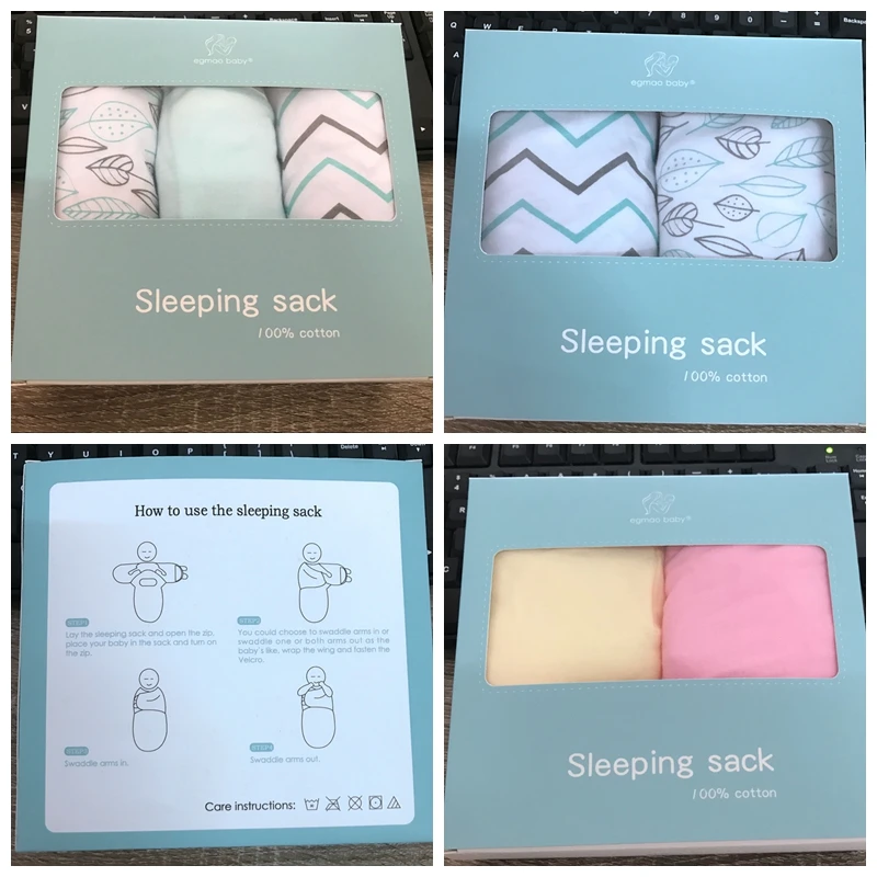 Hot selling high quality baby organic muslin swaddle blanket wrap set, 3 pack