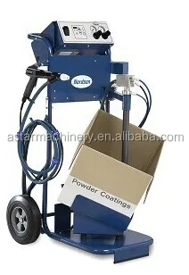 Nordson Vantage box feeding vibrating manual electrostatic powder coating machine