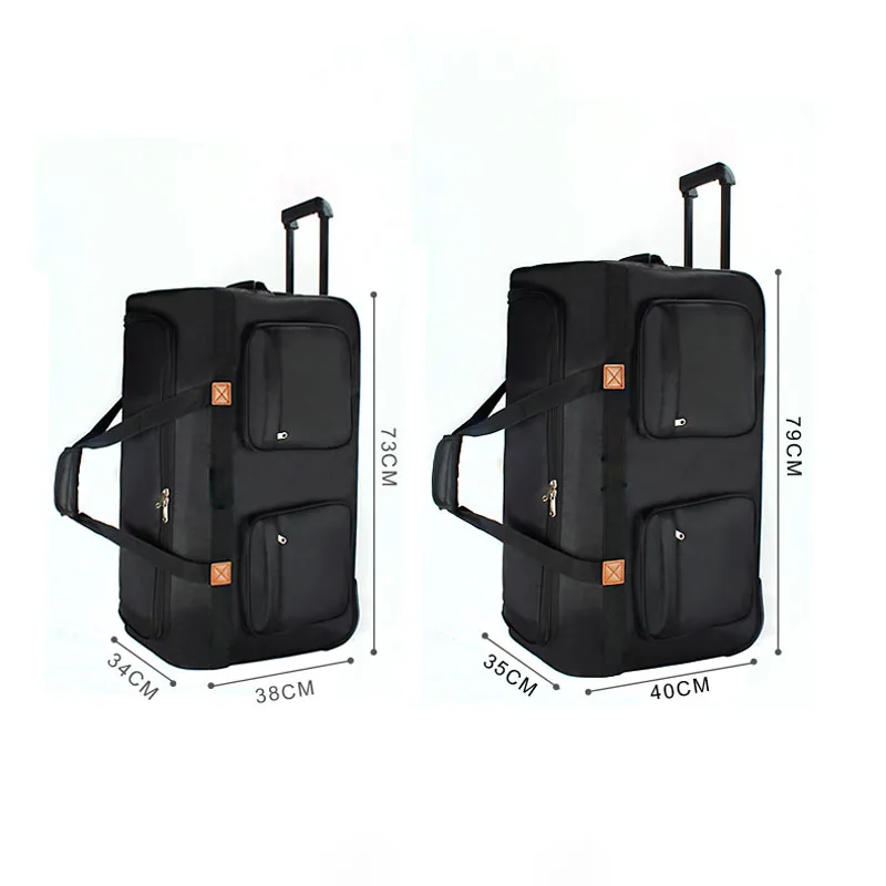Travel Luggage Bag Airport High Quality Wheeled Duffel Bag 28/32 Roller Duffel Trolley Bag