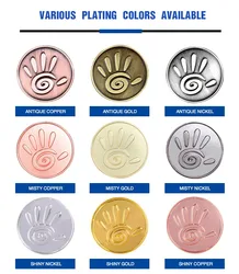 Promotion OEM Sports Finisher Awards Metal Blank Metal Medal Blanks