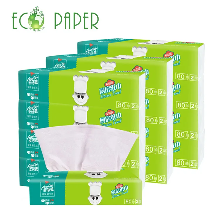 
Wholesale Kitchen Paper Towel Papel Higienico Bamboo Pulp 