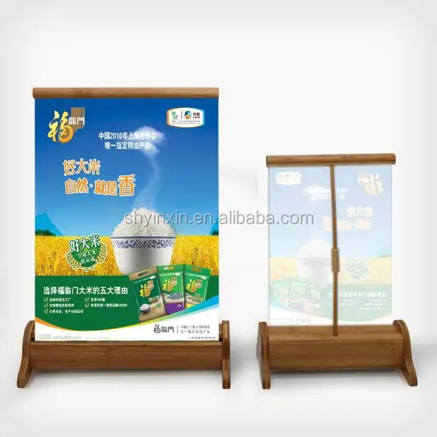 mini rollup A4 roll up stand A3 banner with aluminium alloy rollup table roll up