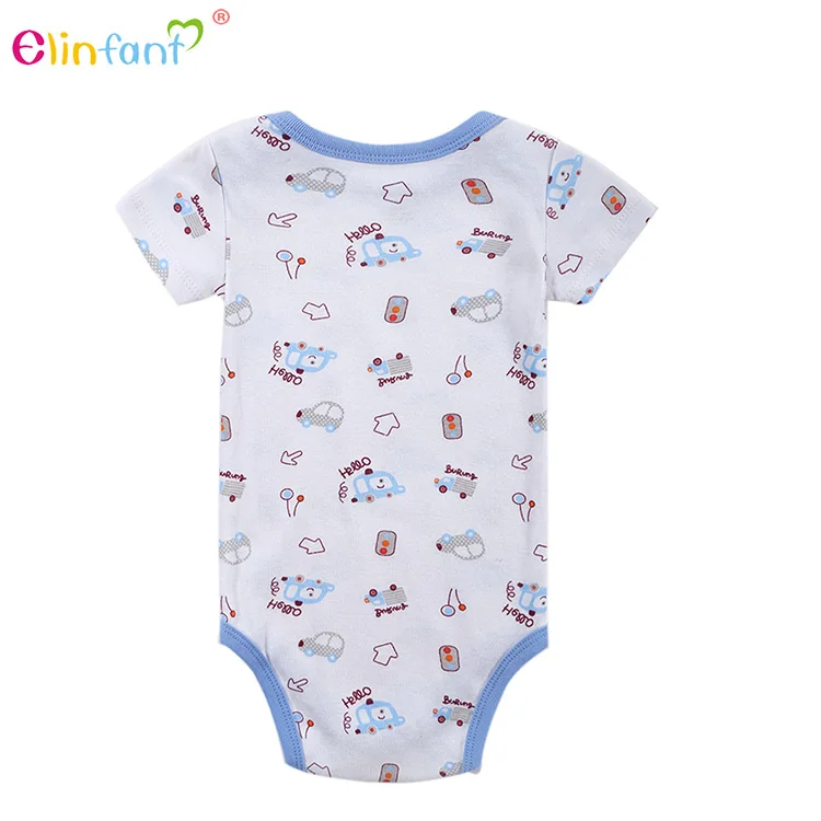 Логотип Печатная уникальная форма Симпатичная летняя хлопчатобумажная одежда Baby Romper
