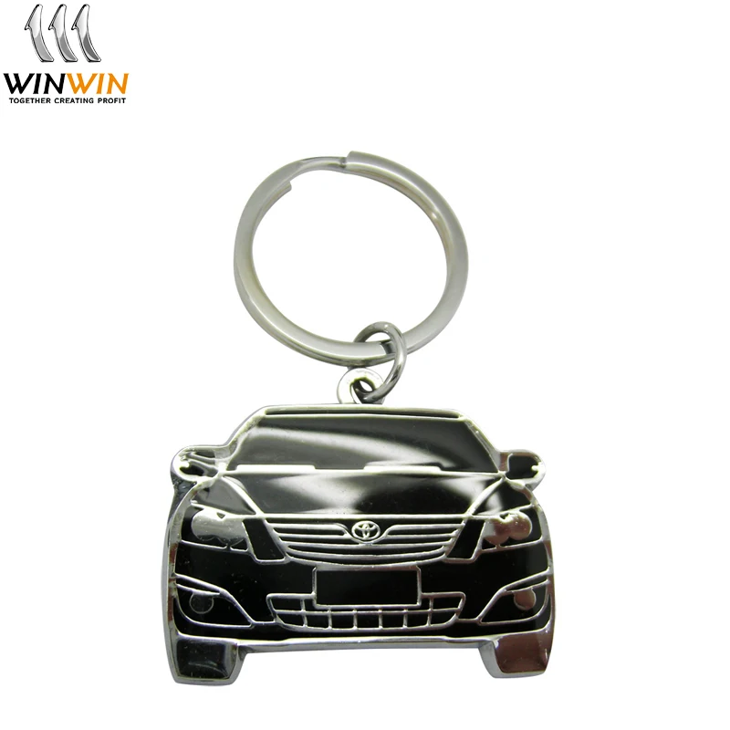 custom personalized zinc alloy keychain with logo