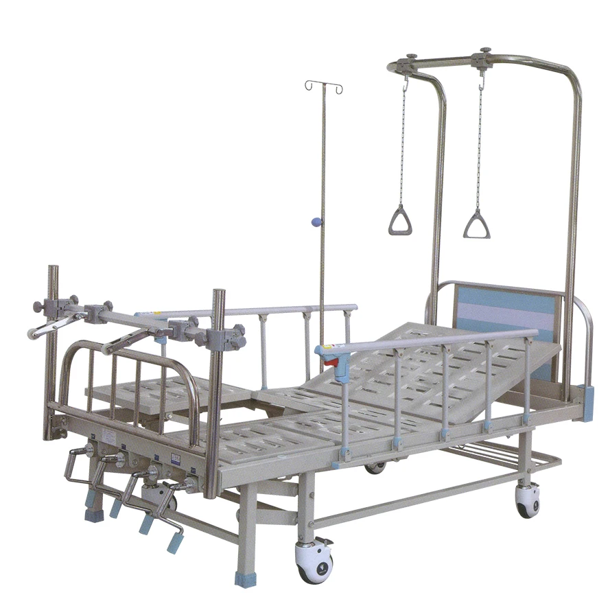 hospital bed appliances Three-crank orthopaedics Traction bed