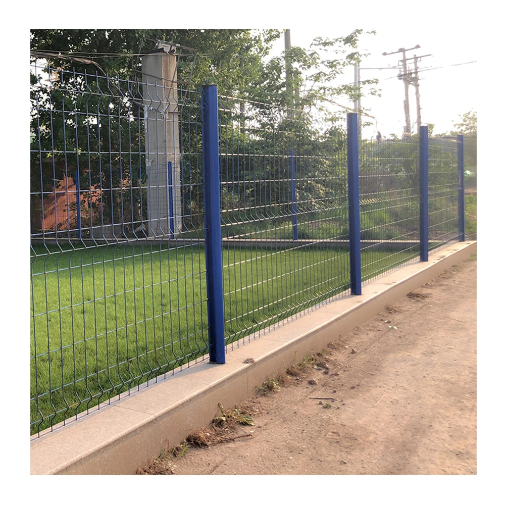 High Quality Outdoor PVC Coated 3D Wire Mesh Fence/ Welded Garden Fence Panels Price