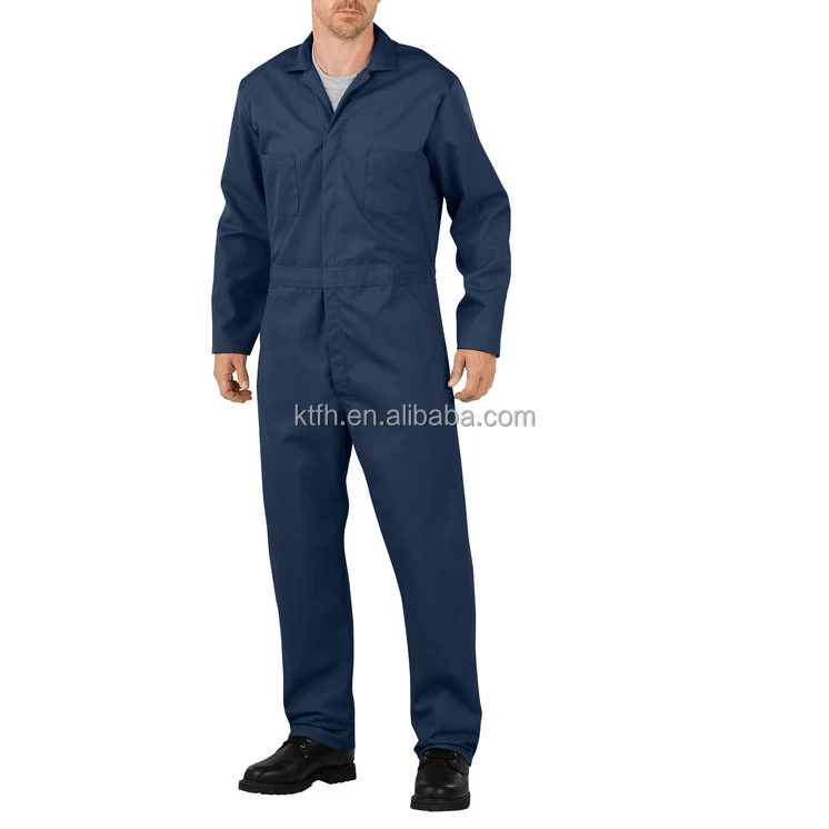Mechanics One Piece JUMPSUIT Mechanic Blue Mens Work Suit Coveralls Worksuit Overalls