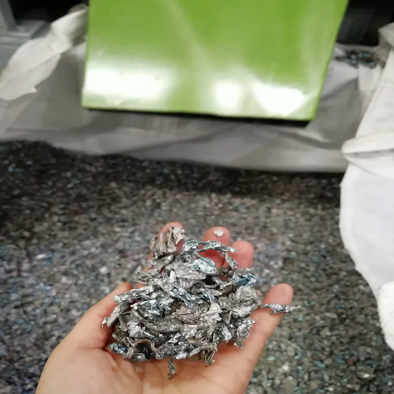 1000kg per hour recycling machine separate copper and aluminum from scrap AC radiators