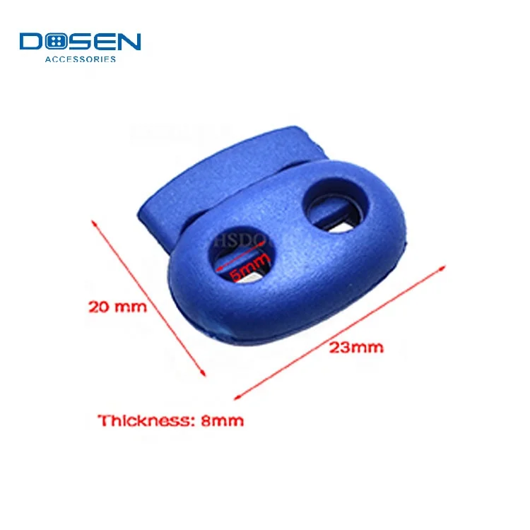 Colorful Fasten draw Cord lock End Stopper for Garment