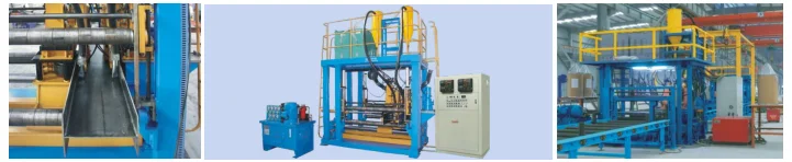 3C Горизонтальная линия для производства двутавровых балок,установка для дуговой сварки под флюсом.