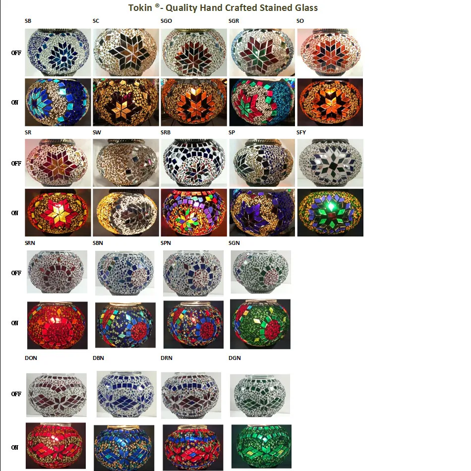 CC10M01 chandelier light handmade mosaic big turkish lamps