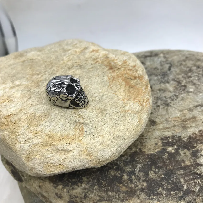 Бусины из нержавеющей стали с отверстием 6 мм для браслета