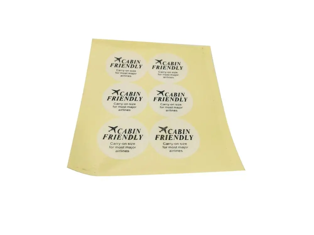 
Custom printing label transparent adhesive sticker 