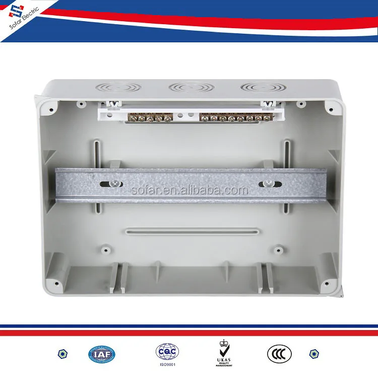 IP65 Waterproof Surface Mounted HT 12 Way Distribution Box