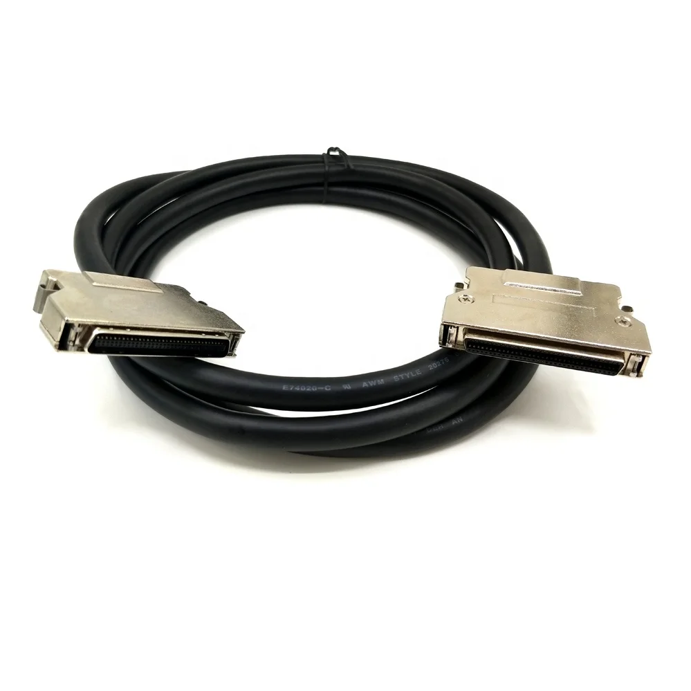 SCSI ribbon cable hdb68 68 pin mdr adapter connector cable