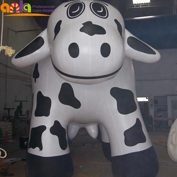 Giant inflatable cow cartoon,inflatable milk cow for advertising