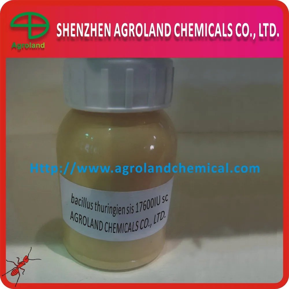 Agrochemical Bacillus thuringiensis 17600IU SC CAS 68038-71-1 INSECTICIDE