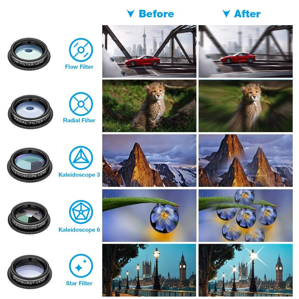 Поставщик мобильных объективов LIGINN, оптовая цена 10 в 1, объектив камеры сотового телефона для всех смартфонов