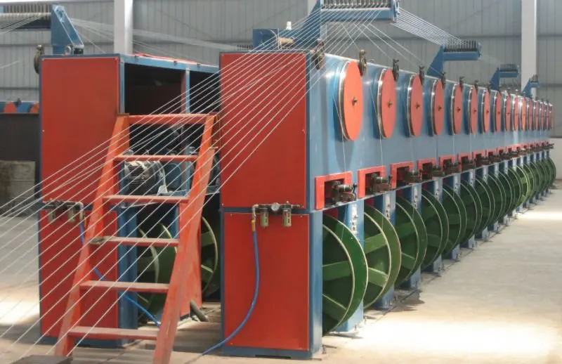 
Steel wire bobbin vertical take up machine 