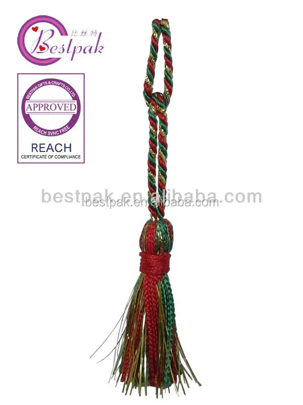 pretty beaded curtain tassel