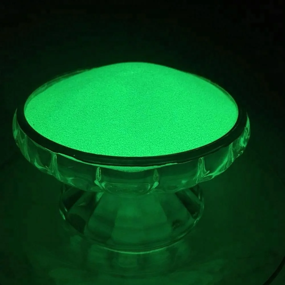 Long Effect Waterproof Yellow-green Photoluminescent Pigmen Glow in the Dark Powder WJPG-364 for Injection Molding