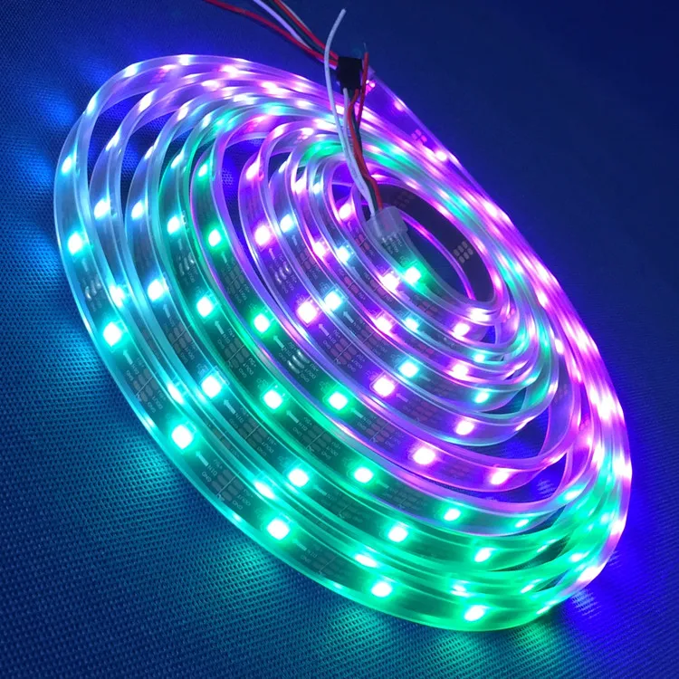 5050 RGBW Flexible 5V USB Powered Led Strip 25 Meter Programmable Apa 102 Led 144 Strip