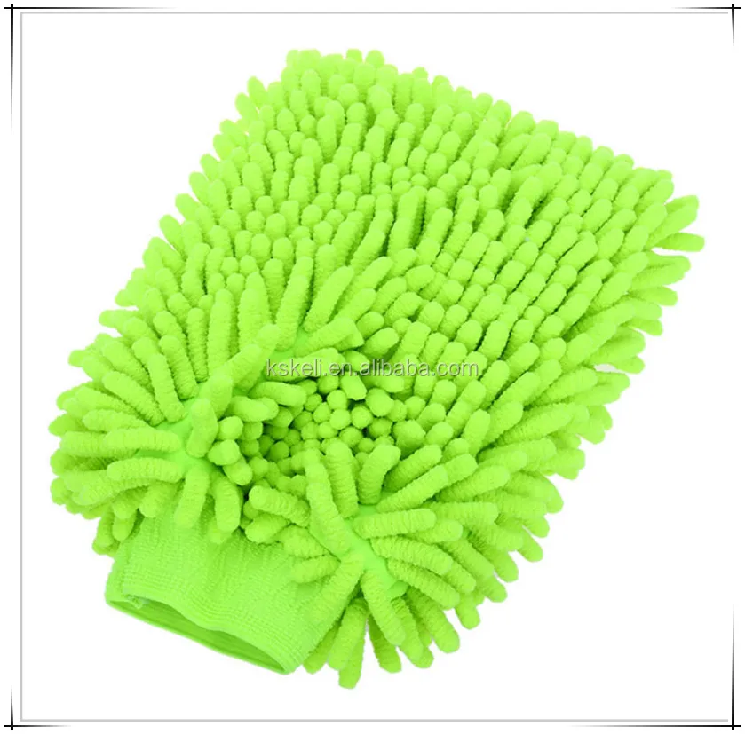 Microfiber Car Wash Washing Cleaning Glove Clean Care Mitt Auto Cloth Vehicle
