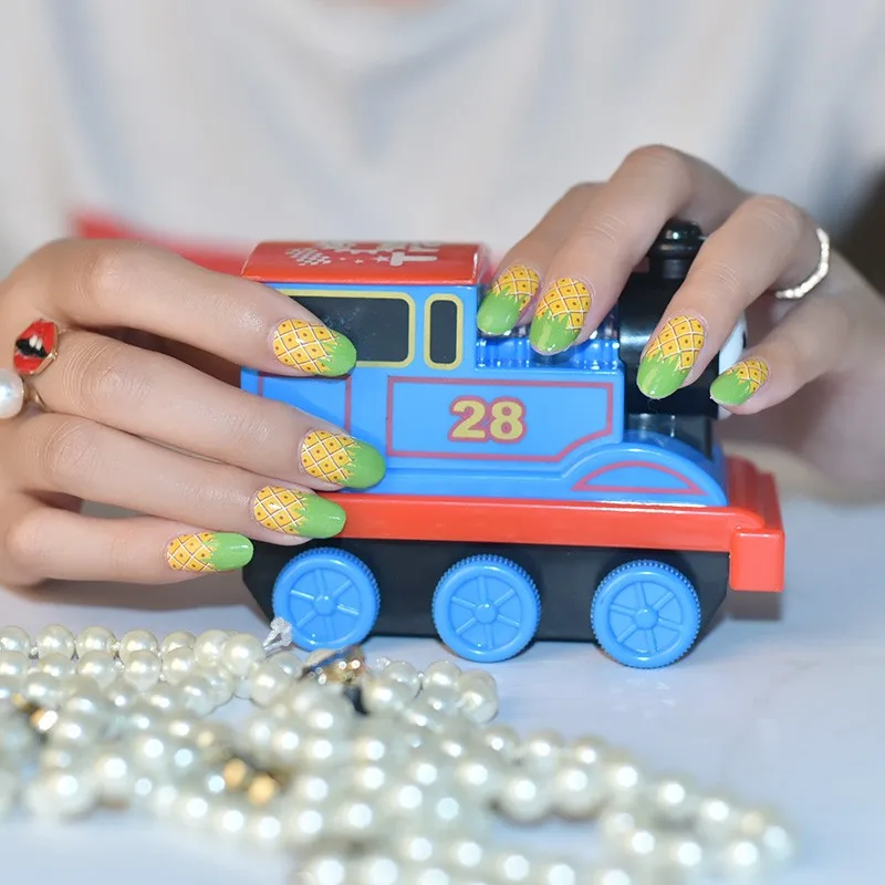 2023 nail design stickers image gel nail polish wraps/ sticker