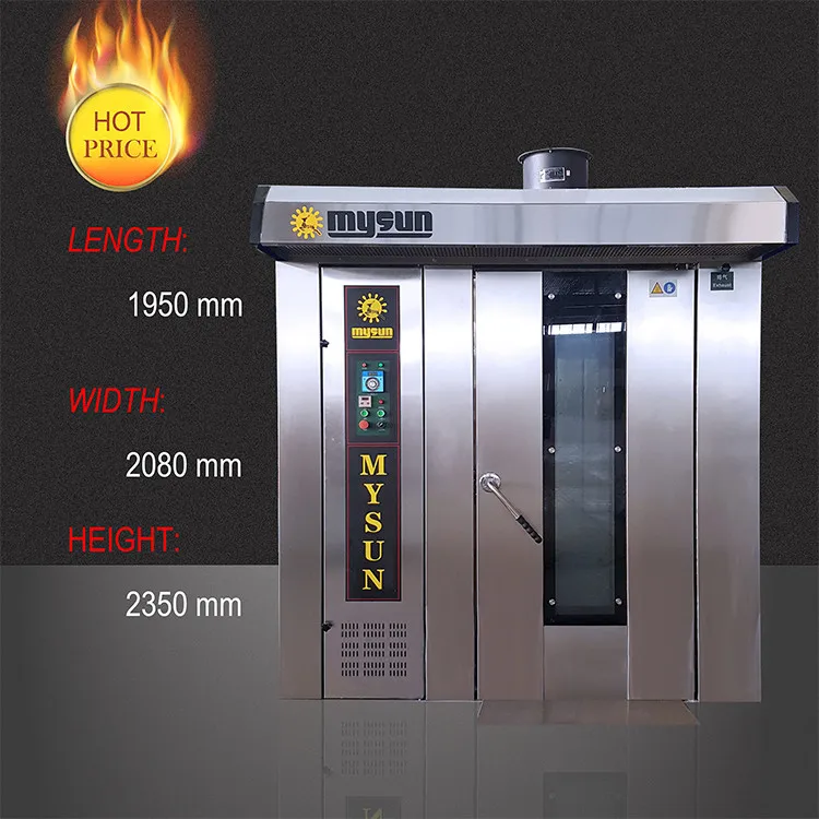 
Industrial Bread Making Machines Rotary Oven Pizza Oven Gas 