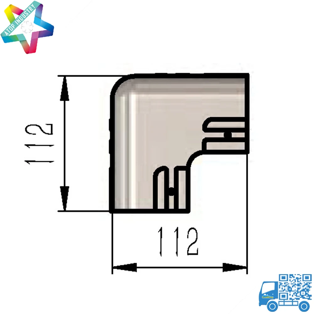 Coldking refrigeration truck body stainless steel corner profiles for trucks