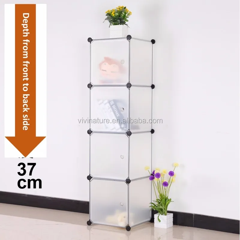 DIY Storage Plastic modular closet cabinet cloth storage wardrobe