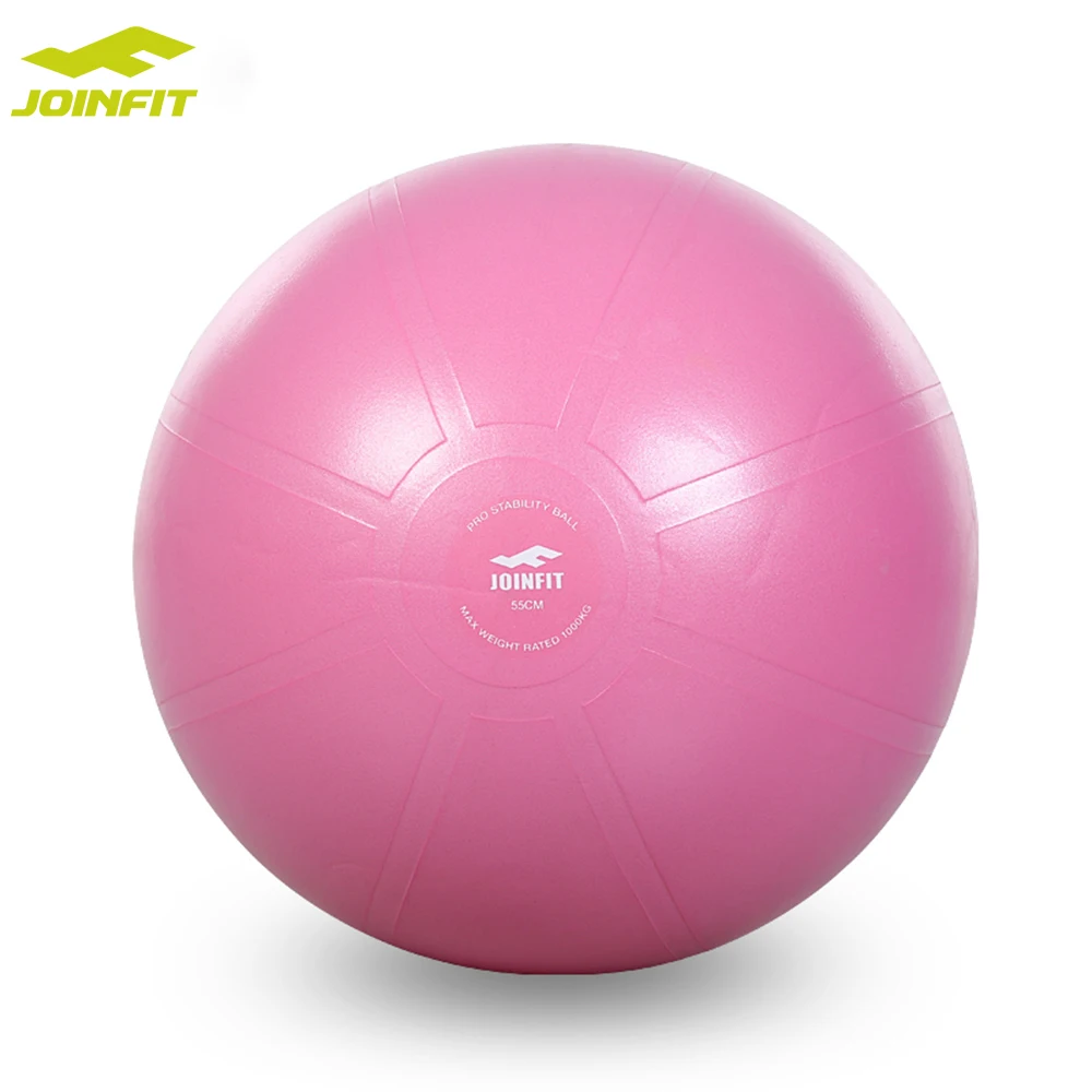 Exercise Ball Multiple Sizes for Stability, Balance & Yoga Workout Guide & Quick Pump Included Anti Burst