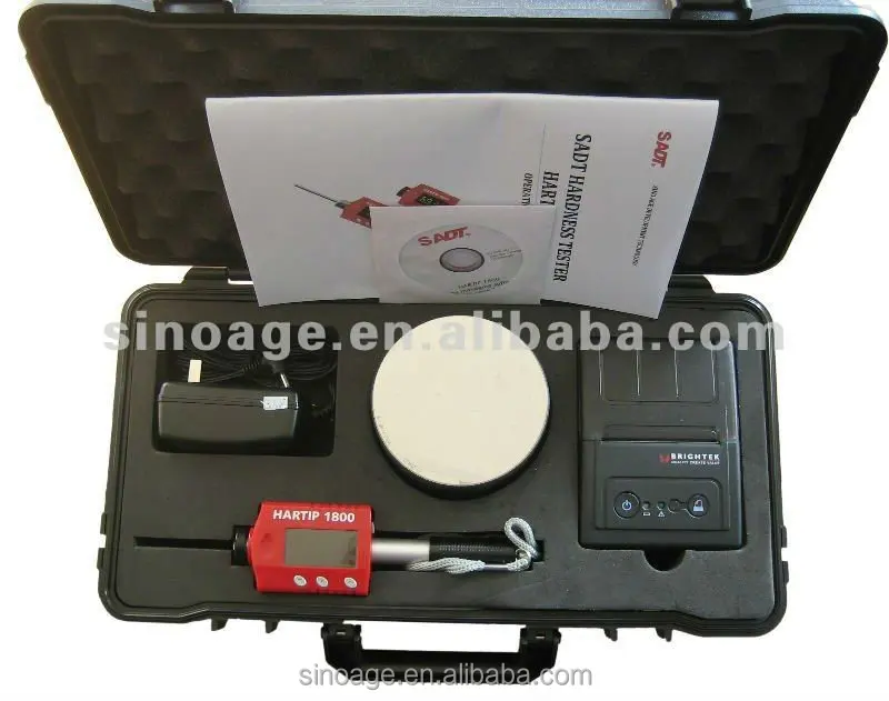 Rockwell pen type hardness tester HARTIP1800 with high accuracy at +/-2 HLD with calibration function