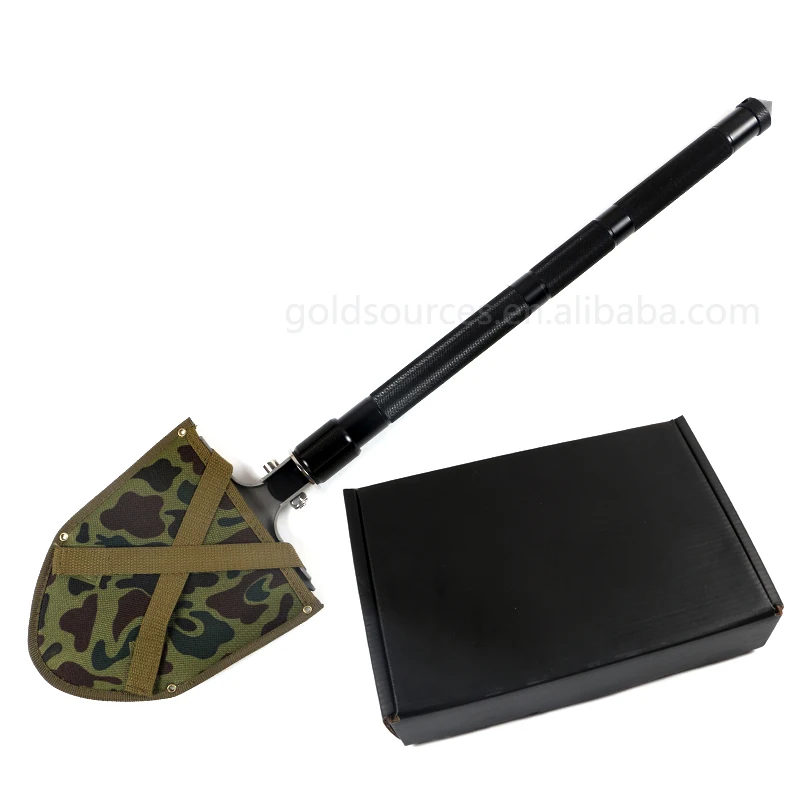 
New design folding multifunction car emergency survival shovel 