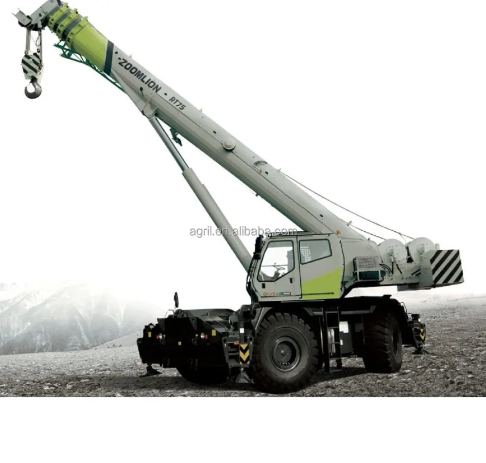 zoomlion rough terrain crane 80 ton 75 ton model RT75 with top quality and best price