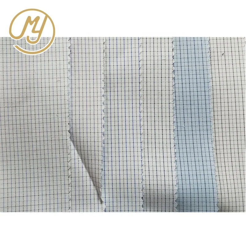 60% T 40% R в наличии, оптовая продажа, тканая рубашка из полиэстера и вискозы