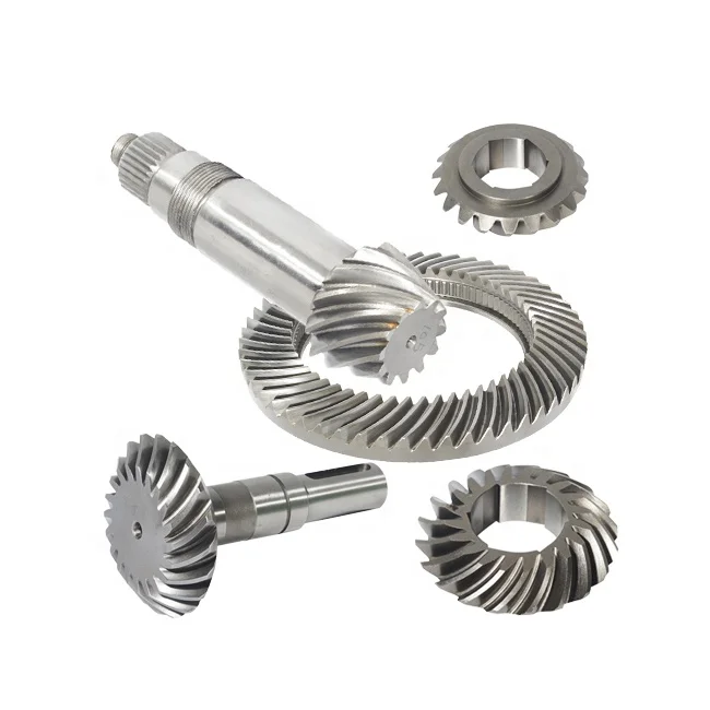 High Precision Crown Wheel & Pinion Spiral Bevel Gear