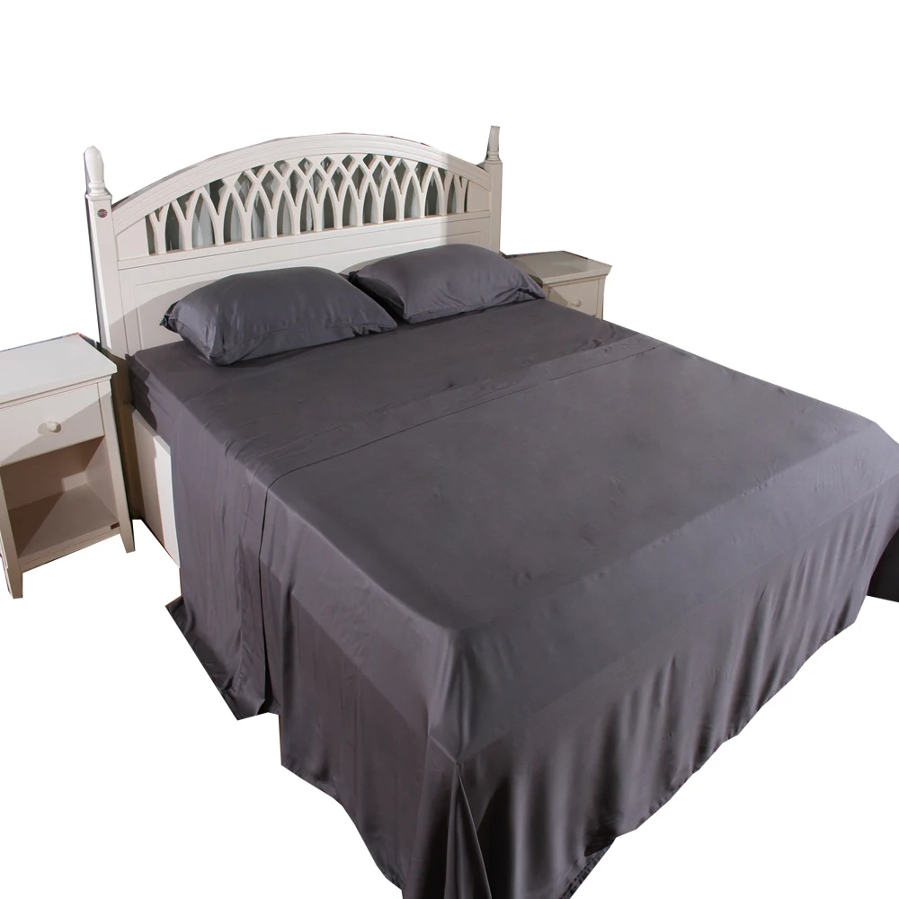 Wholesale Silk soft 300TC natural bamboo top quality bedroom sheet sets