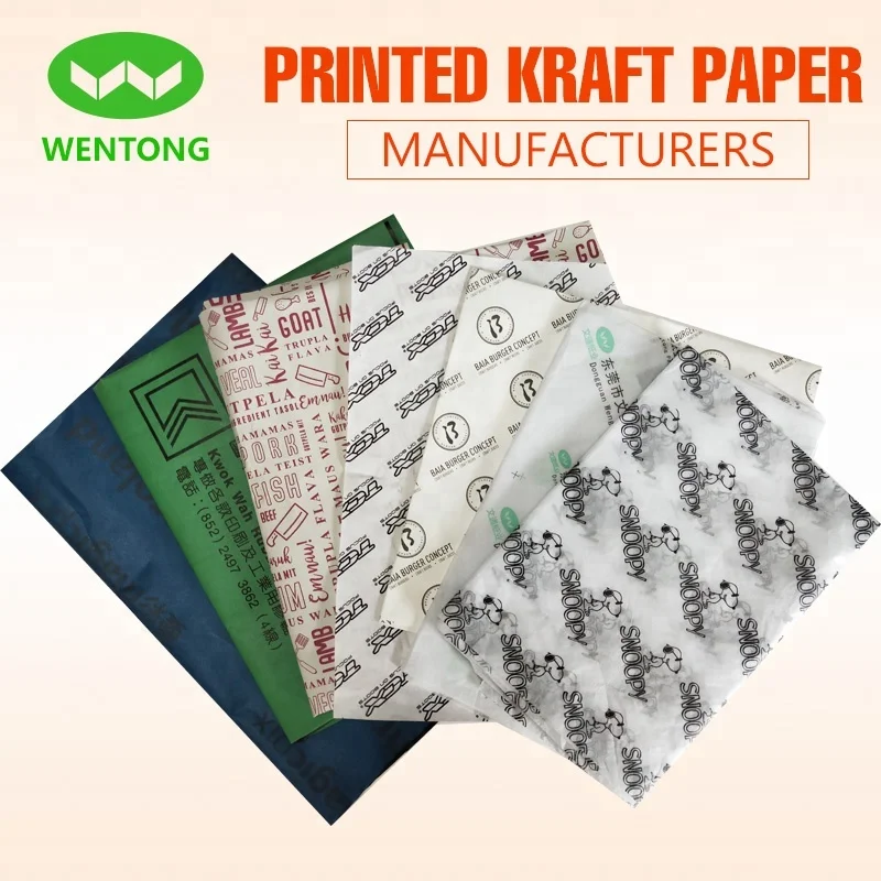 
14gsm & 17gsm gift wrapping tissue paper customized logo printing 