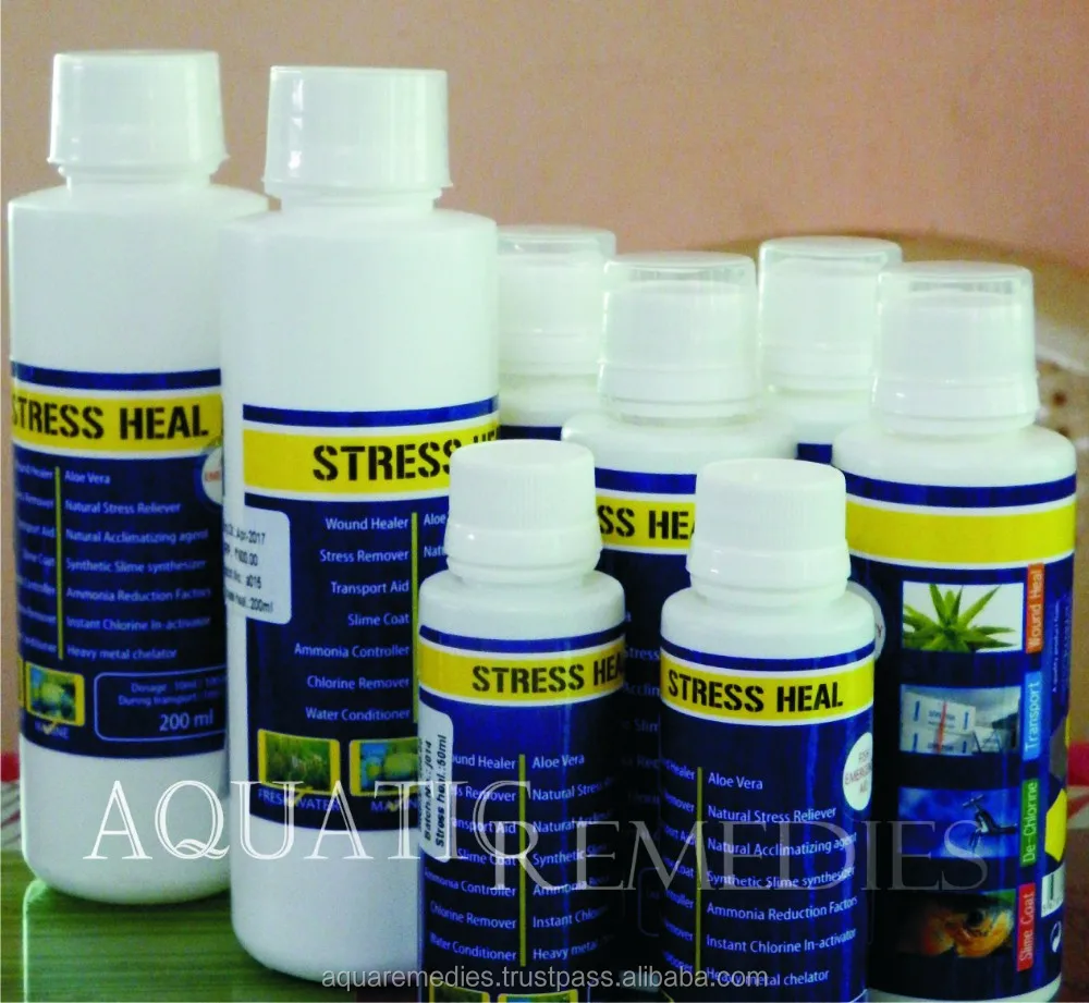 Natural Plant extract - Aloe Vera / Stress Heal for FreshWater and Marine Fish / Private labelling ODM available