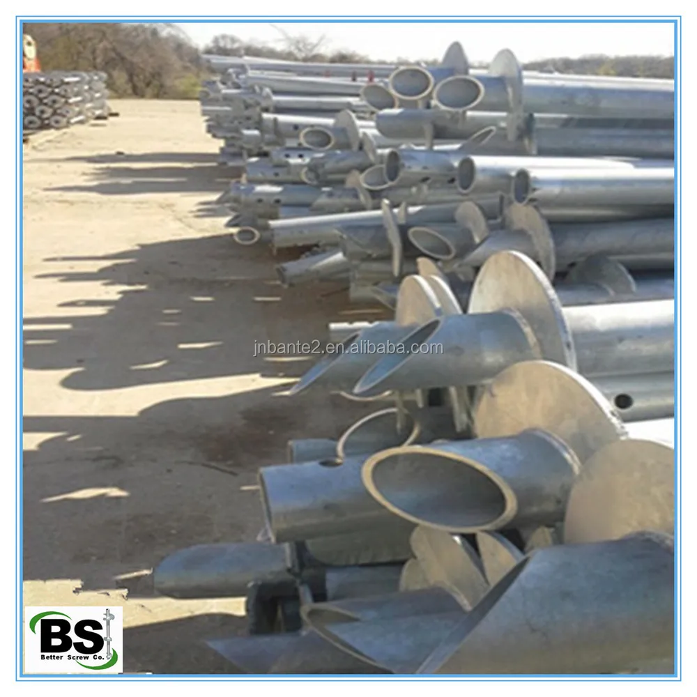 Australian 6mm round pipe Helical Pile