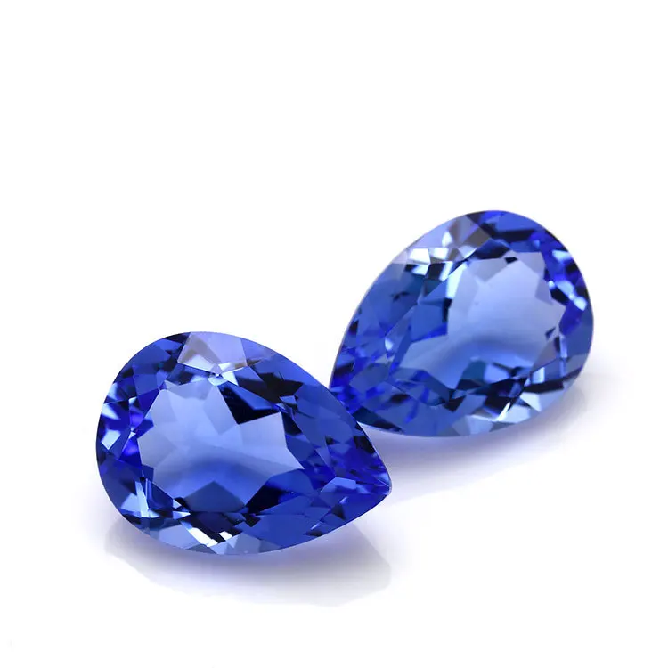 Various Shapes Loose Synthetic Blue Sapphire Crystal