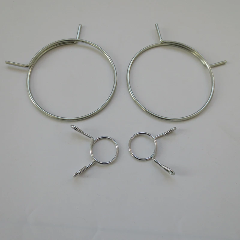 Spring band screw double wire hose clamp, hose clip supplier