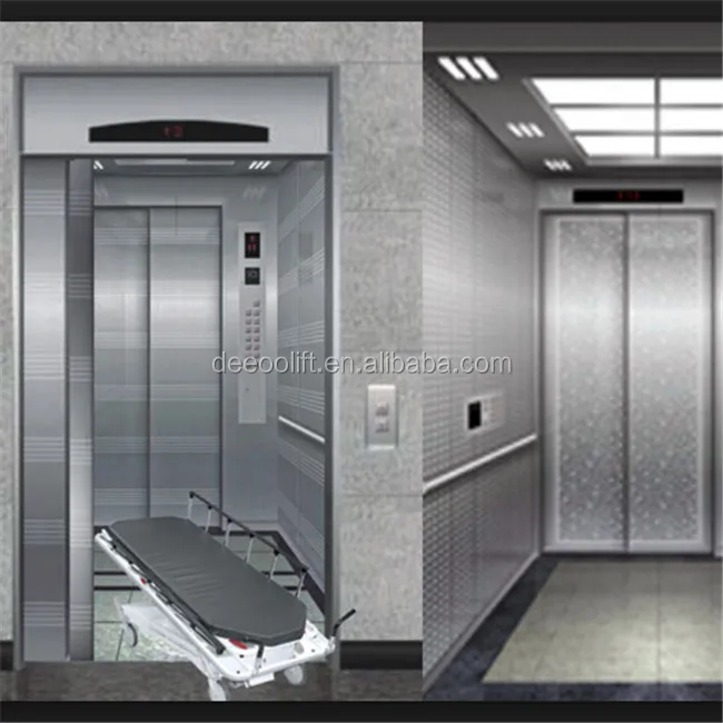 
large door opening size patient stretcher elevator 