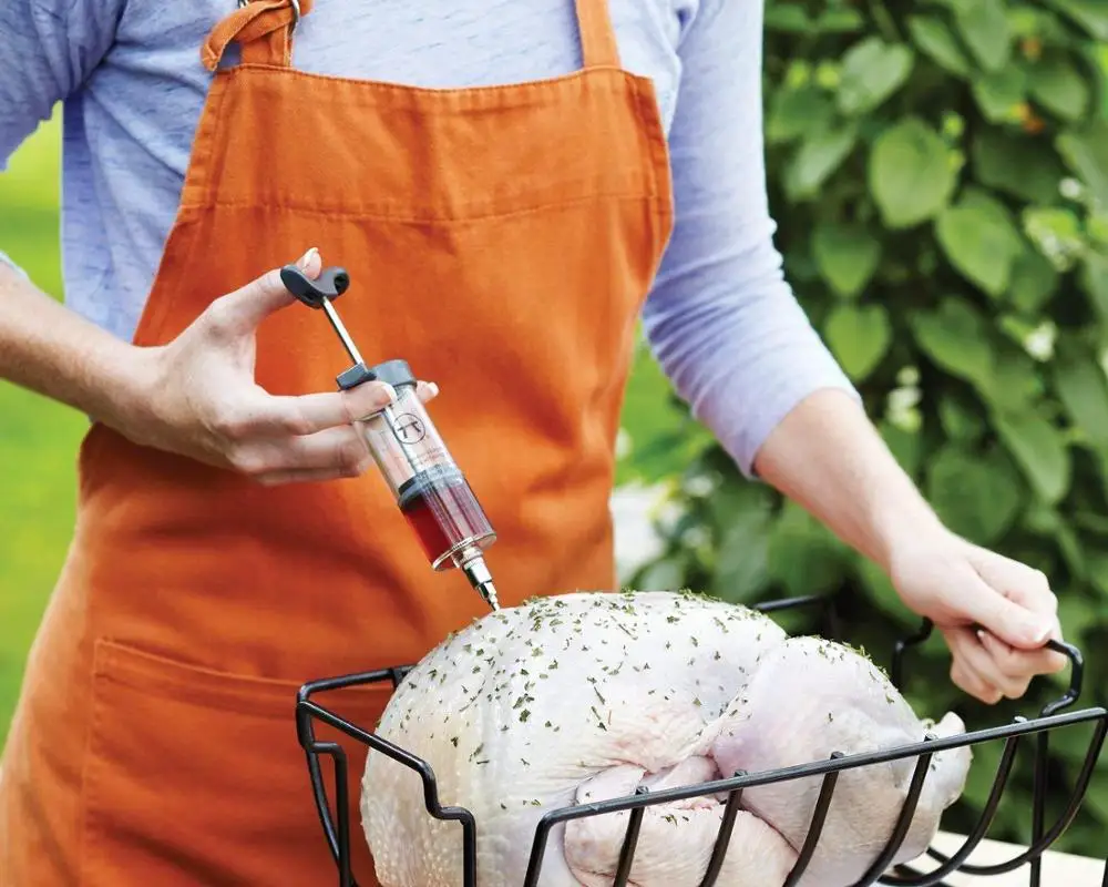 1OZ Meat Marinade Injector Syringe, Poultry Food Chicken Turkey Injector Kit