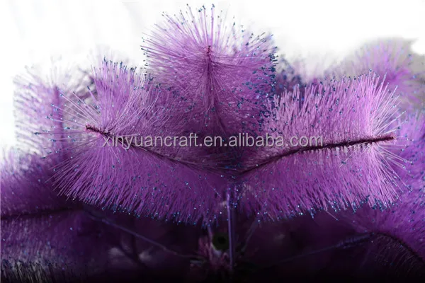 
Hot Selling Purple Christmas Tree Artificial Christmas Tree With Blue Paillettes 